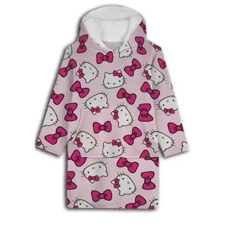 Hello Kitty oversize bluza płaszcz dla dzieci koralowa zdjęcie produktu