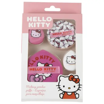 Hello Kitty Pink Makeup Sponge Set 4 sztuki zdjęcie produktu