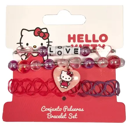 Hello Kitty Słodki Zestaw 3 Bransoletek zdjęcie produktu
