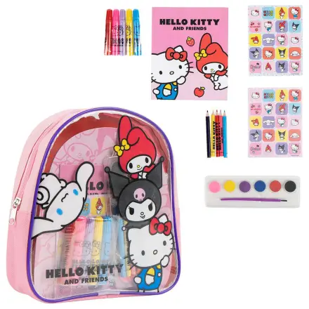 Hello Kitty zestaw artykułów papierniczych w plecaku zdjęcie produktu
