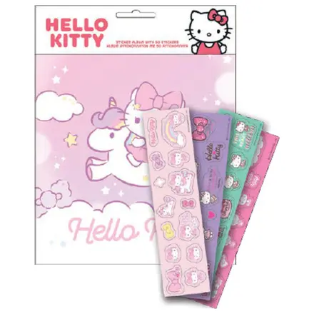 Hello Kitty Unicorn Album na Naklejki z 50 Naklejkami zdjęcie produktu