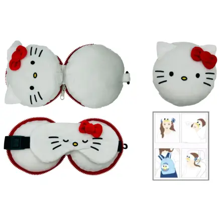 Hello Kitty poduszka podróżna + maska zdjęcie produktu