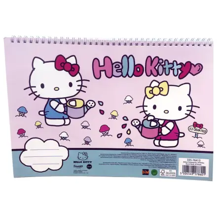 Hello Kitty World Spiralny Szkicownik A4, 30 arkuszy zdjęcie produktu