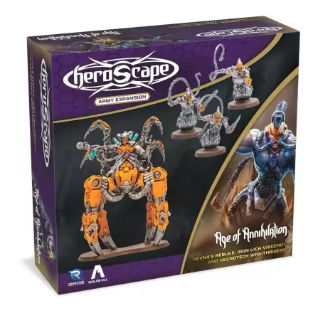 Heroscape Rozszerzenie Revna's Rebuke: Iron Lich Viscerot i Necrotech Wraithriders Army *English Version* zdjęcie produktu