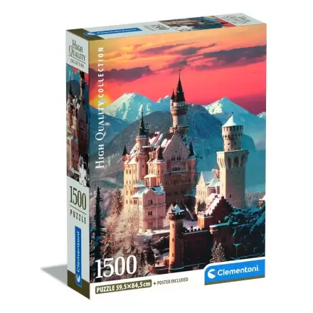 Puzzle Neuschwanstein Wysokiej Jakości 1500 elementów termékfotója