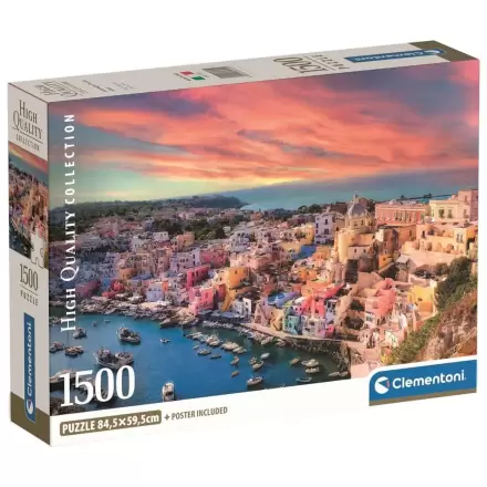 Puzzle 1500 elementów Wysokiej Jakości z Obrazową Wyspą Procida zdjęcie produktu