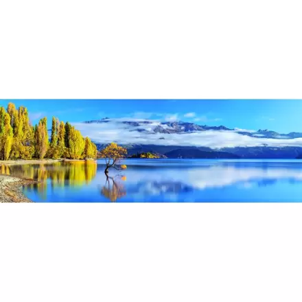 Wysokiej jakości Wanaka’s golden Reflections Panorama puzzle 1000 elementów termékfotója