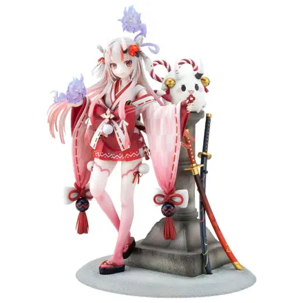 Hololive Production Statuetka PVC 1/7 Nakiri Ayame Shrine Maiden Fortune Outfit Ver. 26 cm zdjęcie produktu