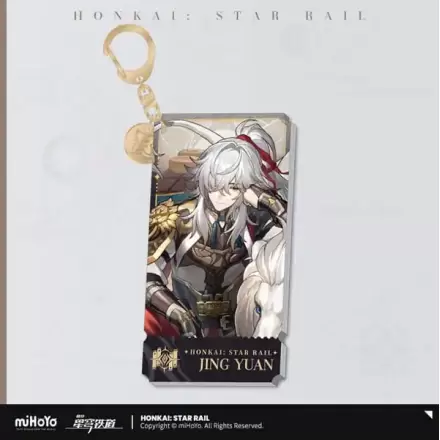 Honkai: Star Rail Character Acrylic Keychain Jing Yuan 9 cm - Akrylowy brelok do kluczy z postacią termékfotója