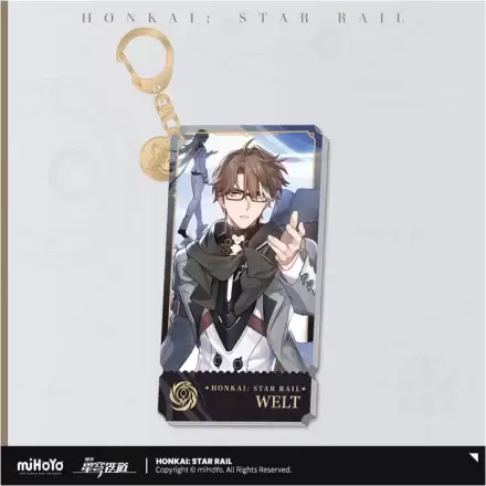 Honkai: Star Rail Character Acrylic Keychain Welt brelok akrylowy z postacią Welt 9 cm termékfotója