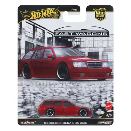 Hot Wheels Premium Car Culture Diecast Pojazd 1/64 Mercedes-Benz E 36 AMG zdjęcie produktu