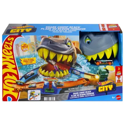 Hot Wheels City Shark Chomp Beach zestaw do zabawy zdjęcie produktu