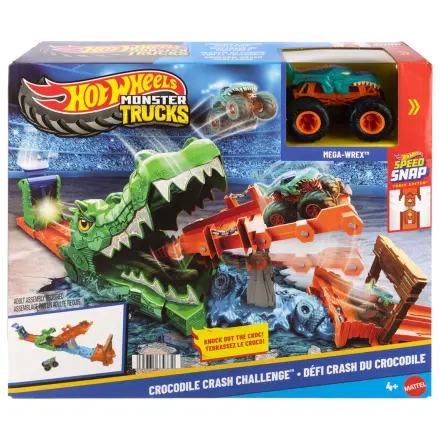 Hot Wheels Monster Trucks Cocodrile Crash Challenge zestaw do zabawy zdjęcie produktu