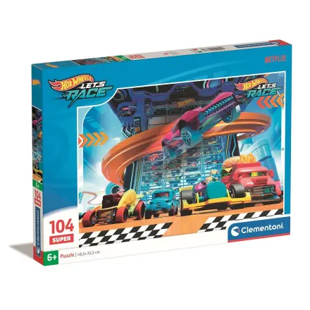 Puzzle Hot Wheels 104 elementy zdjęcie produktu