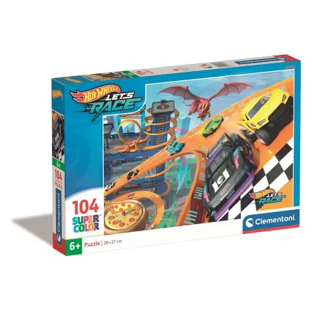 Puzzle Hot Wheels 104 elementy zdjęcie produktu