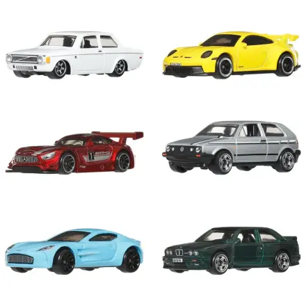 Hot Wheels Silver Series metalowy pojazd 6-pak 1/64 Euro Style zdjęcie produktu