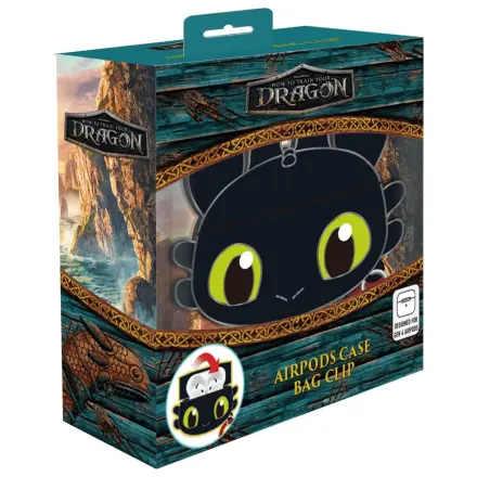 How to Train Your Dragon Toothless 3D piankowe etui na AirPods z klipsem torby zdjęcie produktu