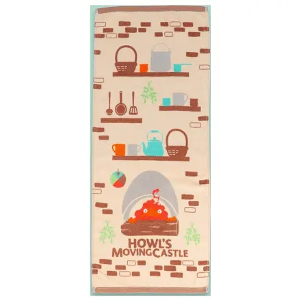 Howl’s Moving Castle ręcznik Natsu Cook with Calcifer 34 x 80 cm zdjęcie produktu