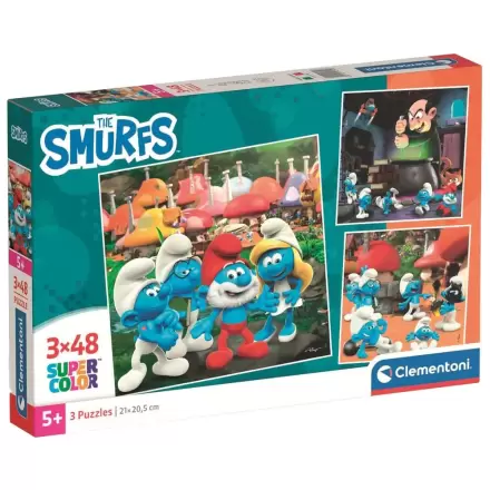 The Smurfs puzzle 3x48 elementów zdjęcie produktu