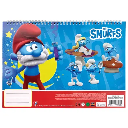 The Smurfs Village A/4 Spiralny Szkicownik 40 Stron z Naklejkami zdjęcie produktu