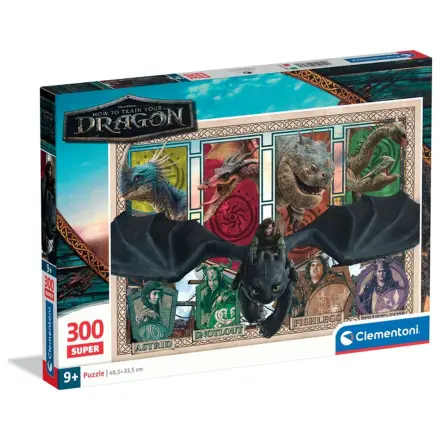 How to Train Your Dragon Mystic Skies puzzle 300 elementów zdjęcie produktu
