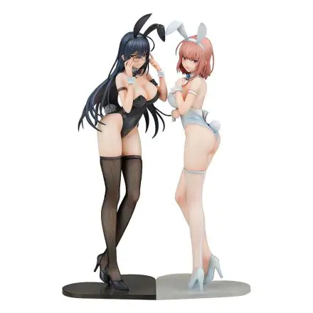 Ikomochi Original Character Statues 1/6 Czarne Króliczki Aoi & Białe Króliczki Natsume 30 - 31 cm termékfotója