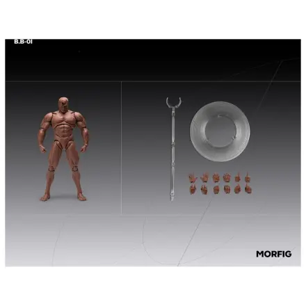 Inart Figurka akcji 1/12 Blank Male Body Czarny 17 cm zdjęcie produktu