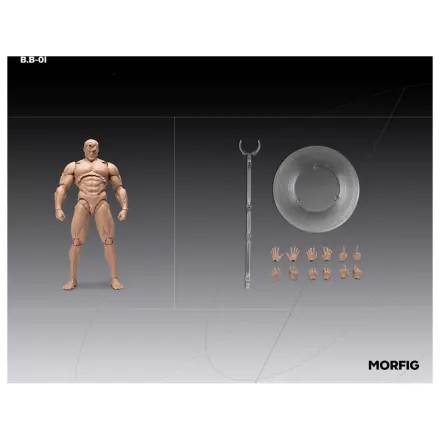 Inart Figurka Akcji 1/12 Puste Męskie Ciało Białe 17 cm zdjęcie produktu