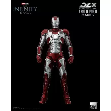 Infinity Saga DLX Figurka Akcji 1/12 Iron Man Mark 5 17 cm termékfotója