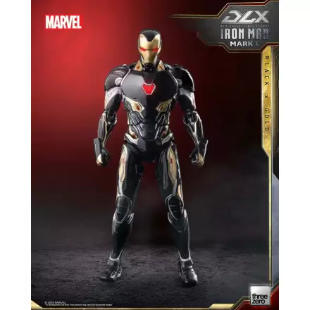 Infinity Saga DLX Figurka Akcji 1/12 Iron Man Mark 50 (Black X Gold) 17 cm termékfotója