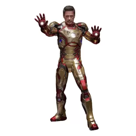 Iron Man 3 Movie Masterpiece Diecast Figurka Akcji 1/6 Iron Man Mark XLII (2.0) Deluxe 32 cm termékfotója