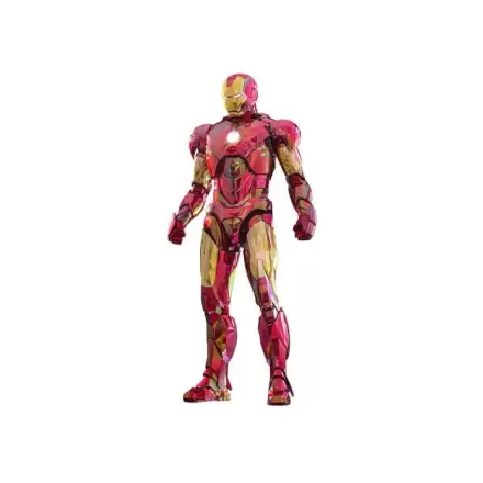 Iron Man Movie Masterpiece Diecast Figurka Akcji 1/6 Iron Man Mark VI (Fractal Armor) Hot Toys Exclusive 33 cm zdjęcie produktu