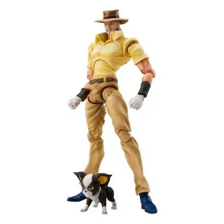 JoJo's Bizarre Adventure Super Action Figure Chozokado (Joseph Joestar & Iggy) (3rd-run) 15 cm Figurka Akcji termékfotója