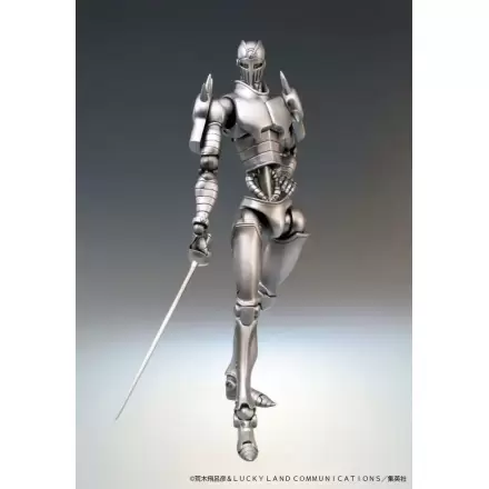 JoJo's Bizarre Adventure Super Action Figure Chozokado (Silver Chariot) 16 cm (ponowna edycja) termékfotója