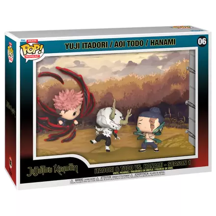 Jujutsu Kaisen Funko POP Moments Figurki winylowe Itadori & Todo vs Hanami 9 cm termékfotója