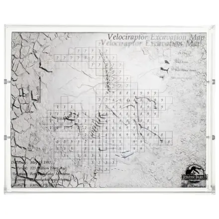 Jurassic Park III Excavation Map Velociraptor 27 cm zdjęcie produktu