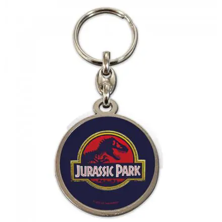 Jurassic Park Metalowy Brelok do Kluczy Movie Logo 7 cm termékfotója