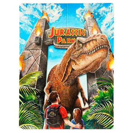 Jurassic Park WoodArts Drewniana Sztuka Ścienna 3D Rex Attack 30 x 40 cm zdjęcie produktu