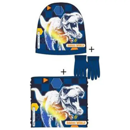 Jurassic World Attack Ciemnoniebieski Zestaw dla Dzieci: Czapka, Komin i Rękawiczki 54 cm zdjęcie produktu