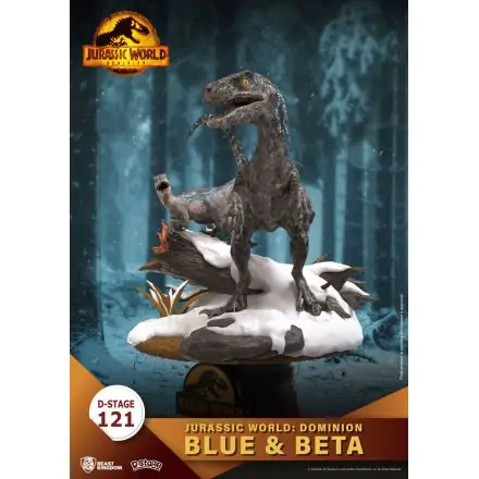 Jurassic World: Dominion D-Stage Diorama z PVC Blue & Beta 13 cm zdjęcie produktu