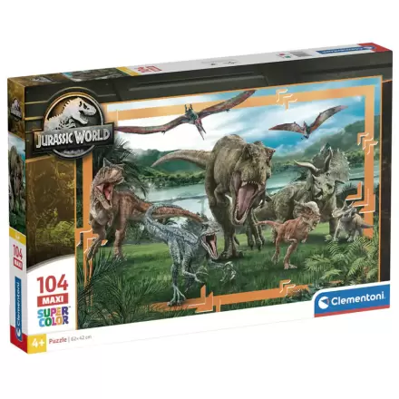 Jurassic World maxi puzzle 104 elementy termékfotója