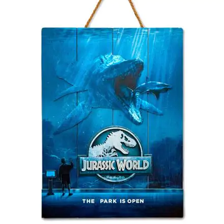 Jurassic World Mossasaurus Woodart drewniany szyld z nadrukiem 3D zdjęcie produktu