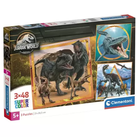 Jurassic World puzzle 3x48 elementów termékfotója