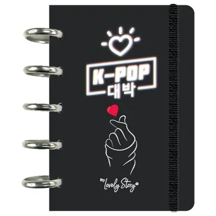 K-Pop Black A6 notebook zdjęcie produktu