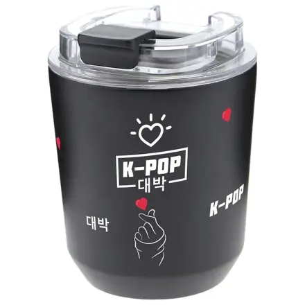 K-Pop Black Kubek termiczny 280ml zdjęcie produktu