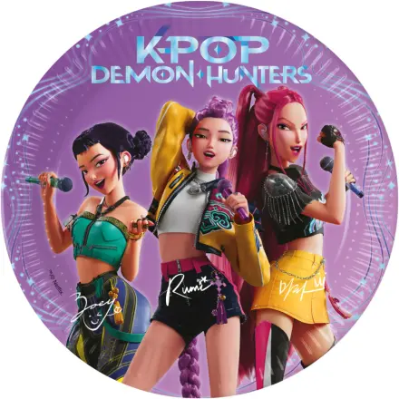 K-POP Demon Hunters Party papierowy zestaw talerzy zdjęcie produktu