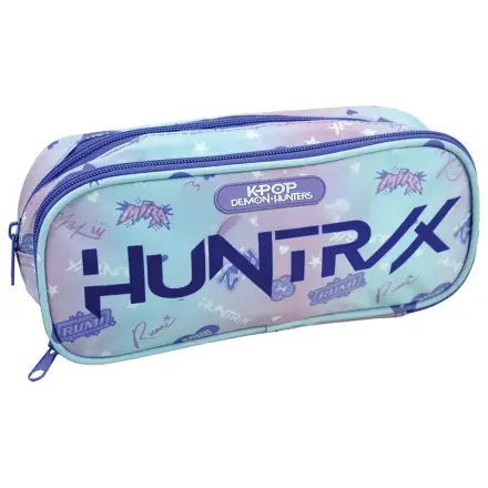K-pop Demon Hunters Fioletowy Dwukomorowy Piórnik 26 cm zdjęcie produktu
