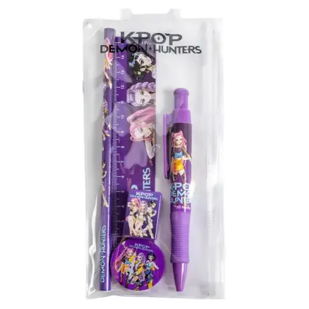 K-pop Demon Hunters Fioletowy Zestaw Papierniczy 5 szt. zdjęcie produktu