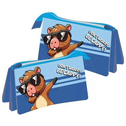 Piórnik Capybara Be Cappy 3-komorowy 22 cm zdjęcie produktu