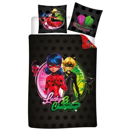 Miraculous Ladybug and Cat Noir Adventures Szczęśliwa poszewka na kołdrę zdjęcie produktu